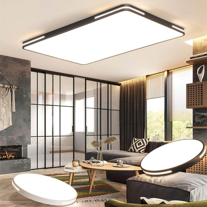 包安装LED吸顶灯卧室灯客厅灯简约现代大气北欧餐厅阳台过道灯具