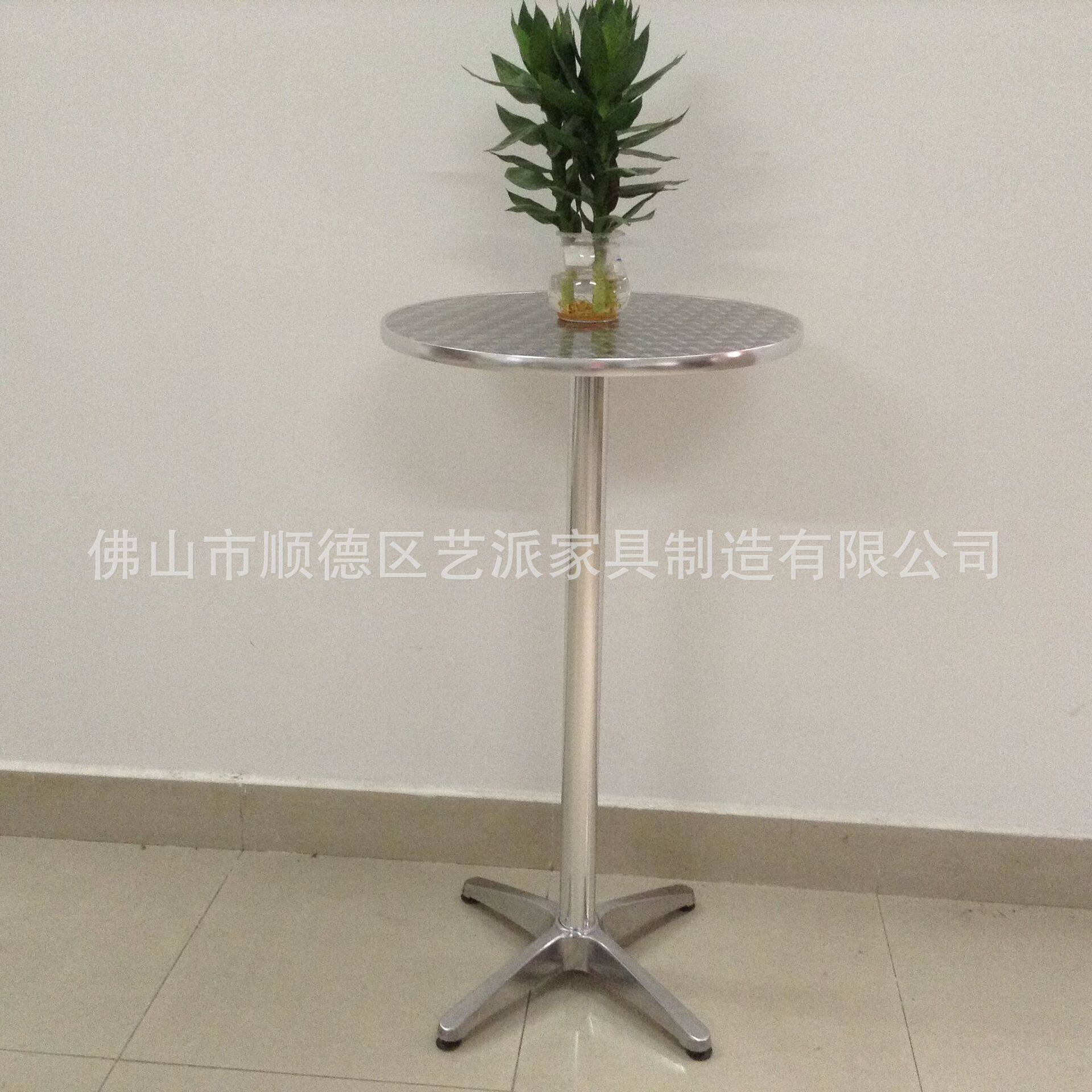 餐桌厅酒吧台桌高脚小圆桌茶几酒吧休闲台治谈台餐厅家具6