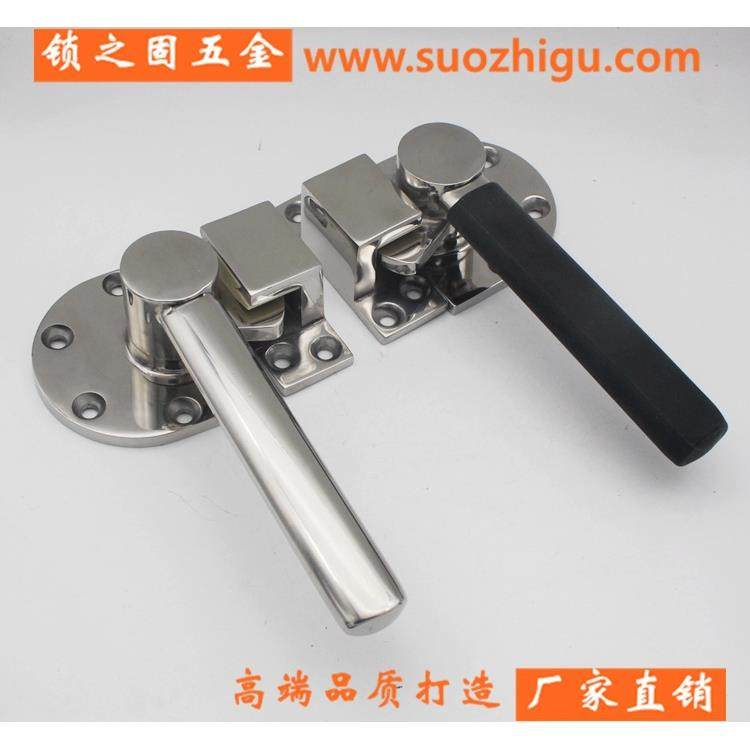 KL01G不锈钢把手海鲜柜蒸柜把手拉手工业门锁SBJ401402旋转把手