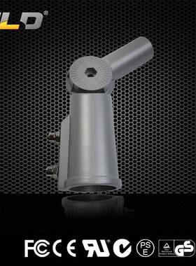 现货LED路灯转接头杆调节臂50w象调节头180度可调转换头50转60接