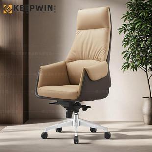 新款高档大气老板总经理办公椅子简约现代董事长办公室座椅接待椅