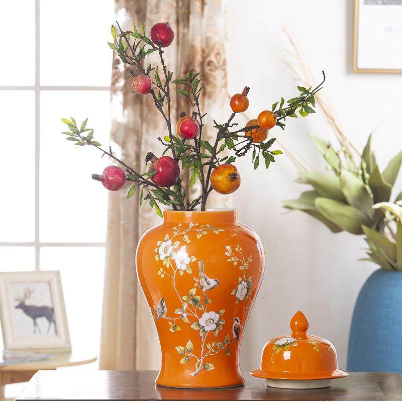陶瓷敞口大花瓶落地粉彩插花客厅玄关别墅欧式现代简约摆件,农用物资,其他肥料,淘宝优惠券,粉丝福利购,淘宝优惠卷