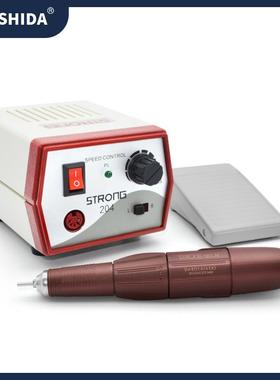 世新STRONG204指甲打磨机45000RPM抛光美甲修甲卸甲机牙机电磨机