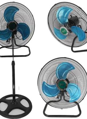 18寸三合一风扇工业落地扇摇头风扇台立式扇壁挂外贸电风扇110VFA
