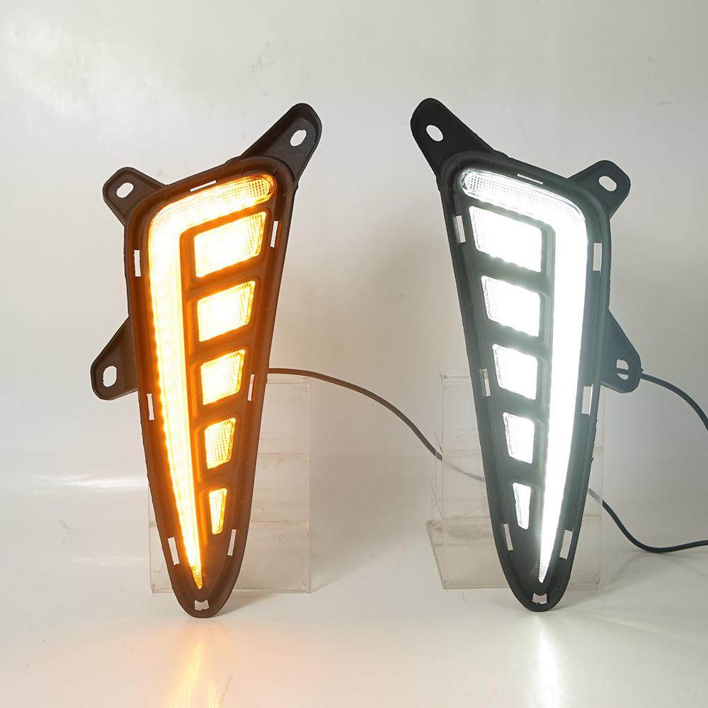 适用于丰田CHR日行灯17年CHR日间行车灯光魔LED原厂雾灯改装