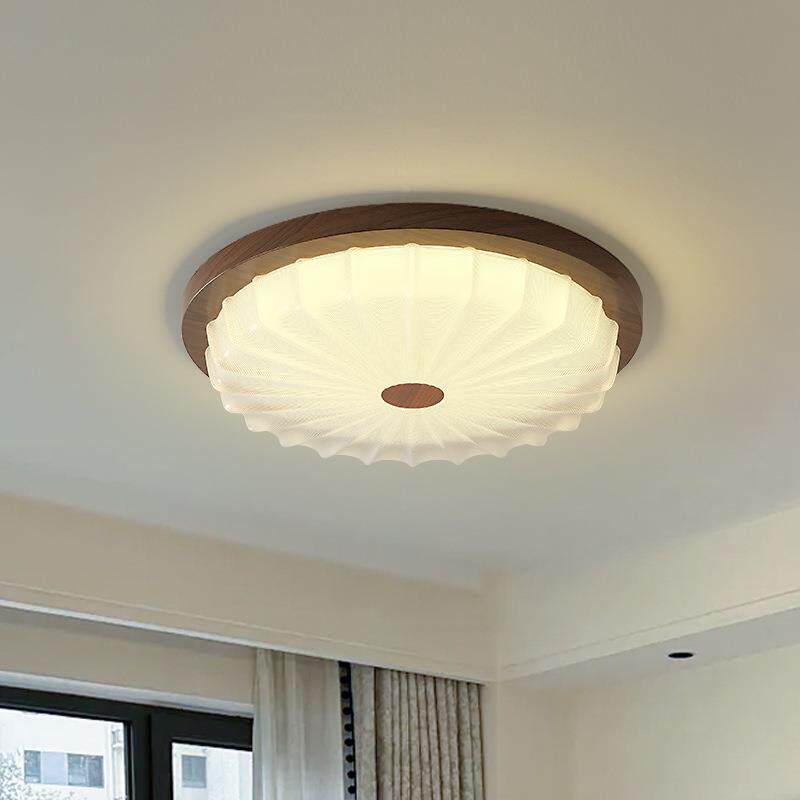 美式复古设计师款主卧室房间灯法式奶油风书房灯具中古风吸顶灯