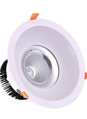 10寸大面环形天花灯外壳LED筒灯外壳套件一体40W50W60W70W80W100W