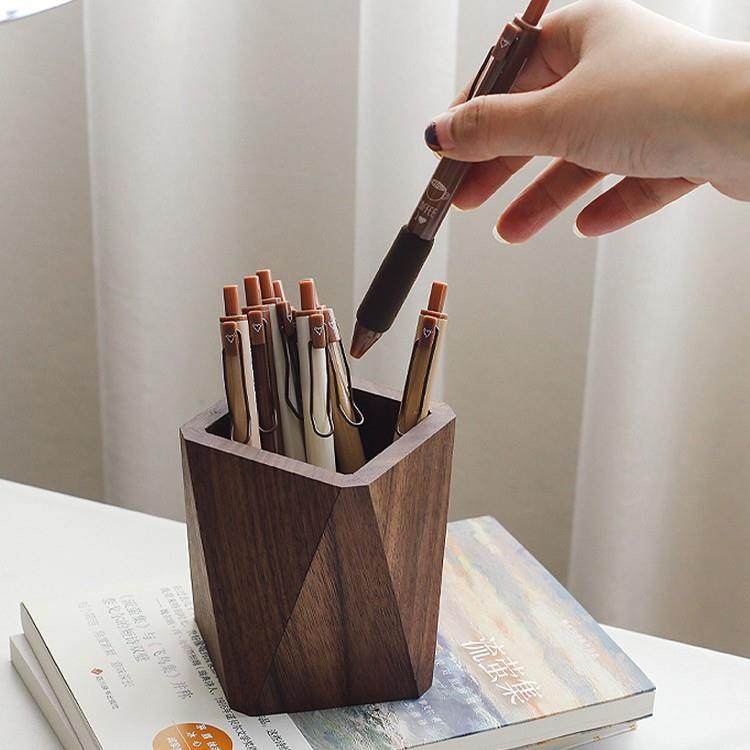 北美黑胡桃木笔筒桌面全实木收纳盒木质榫卯桌面收纳盒笔座,节庆用品/礼品,新娘配件,淘宝优惠券,粉丝福利购,淘宝优惠卷