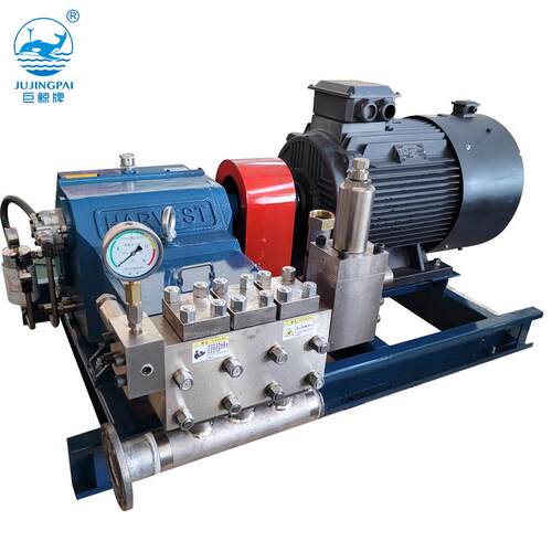 工业反应釜冷凝器换热器清洗高压柱塞泵注水泵大流量设备生产