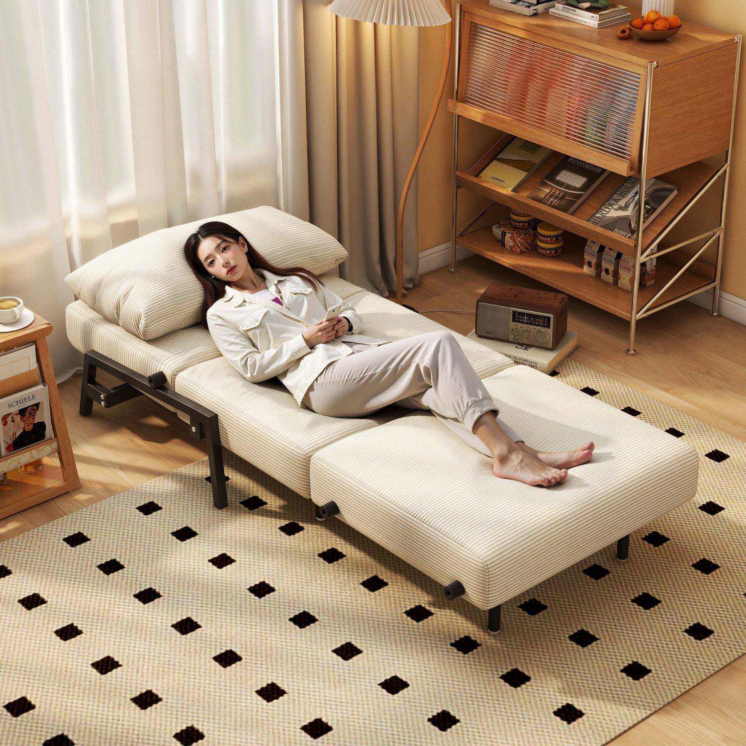 单人沙发床折叠两用款新款一体两用小户型客厅折叠式伸缩床折叠床