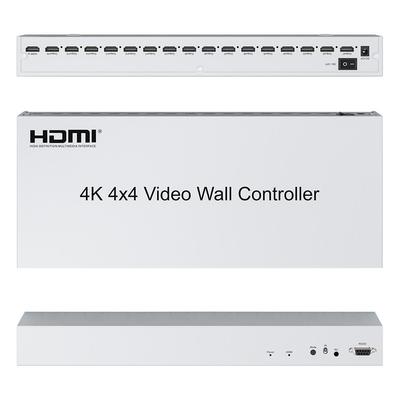 工厂直销4K十六画面拼接器1进16出HDMI/DVI输入拼接盒4K30HZ