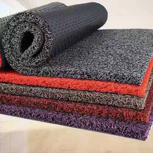 汽车脚垫钉底1.5cm丝圈线圈垫地胶垫pvc拉丝塑胶地毯裁剪