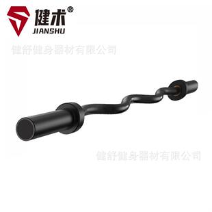健身黑曲奥杆哑铃杆硬拉卧推杆健身器材家用举重杠铃杆哑铃杆奥杆