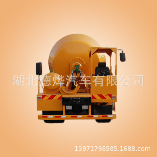 自制移动式水泥搅拌车8方两头驾驶无需掉头JR减速机柴油动力