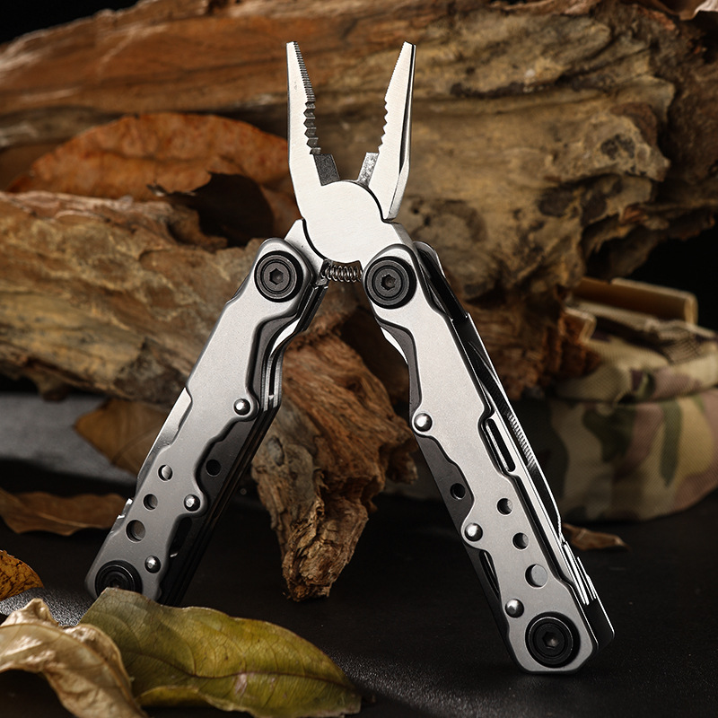 多功能工具组合钳户外不锈钢折叠钳子迷你露营刀钳野营中大号钳