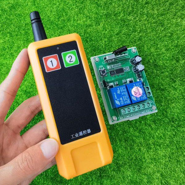 小工业两键遥控12伏二路道闸电机正反转水泵电动门车尾板控制开关,电子/电工,遥控开关,淘宝优惠券,粉丝福利购,淘宝优惠卷