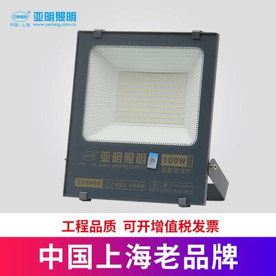 投光灯亚明照明LED户外投光灯119系列50W-300W户外防雨投光灯