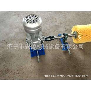 AY-XQ-800电动旋转式滚刷清扫器水泥厂毛刷清扫器