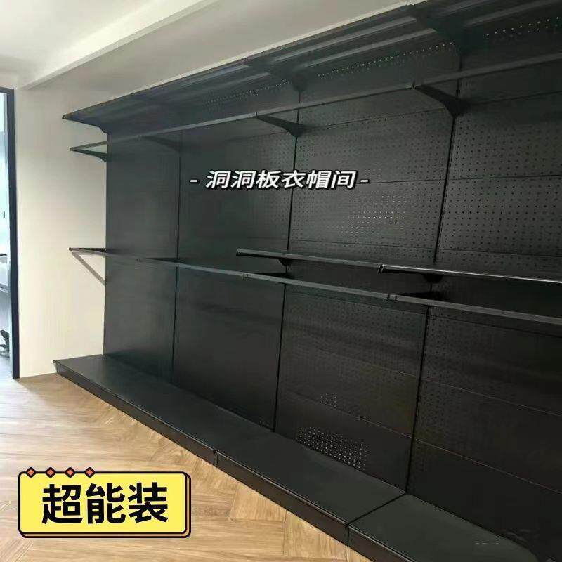 洞洞衣柜网红金属衣帽间五金少女衣架出租房简易收纳组合