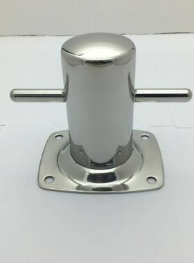 不锈钢316揽桩十字揽桩重型系绳柱160mmx120mm游艇船用五金