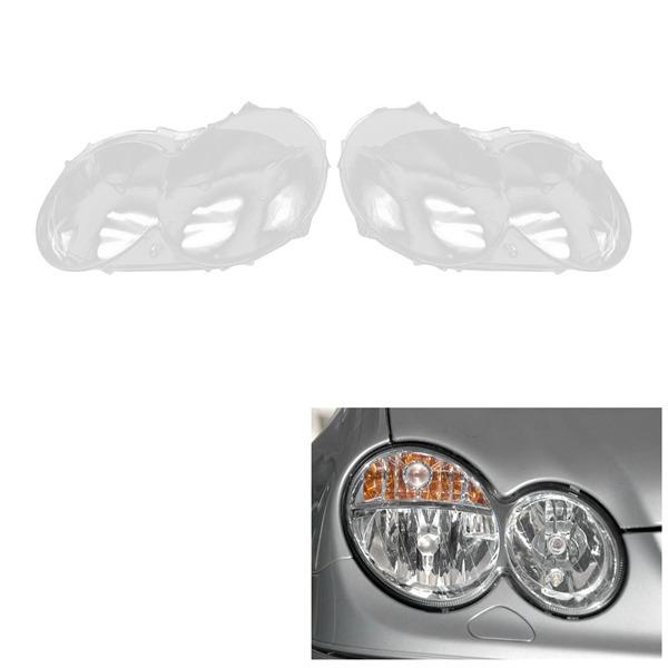 适用于04-06款奔驰CLK前大灯透明灯罩面罩CLK280/300/350前灯壳