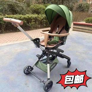 好莱福高景观遛娃神器可躺可坐可换向0-6岁婴儿推车轻便遛娃车