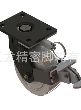 重型黑色MC901尼龙超重型脚轮万向轮江龙精密脚轮五金工具脚轮