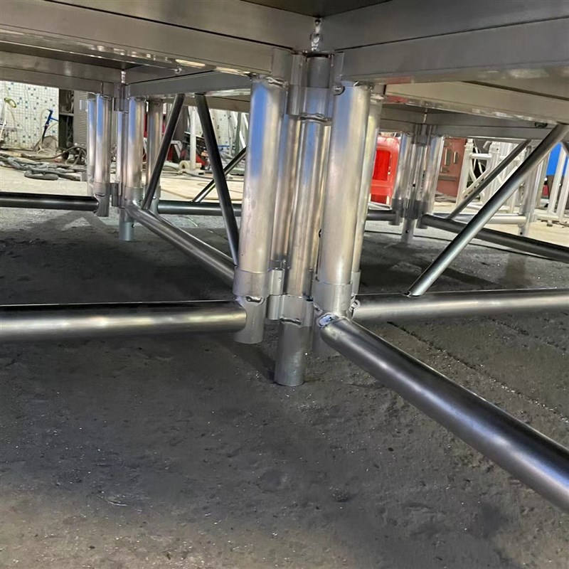 铝合金舞台桁架升降快装圆形婚庆舞台架站台t台地台展示直播模特