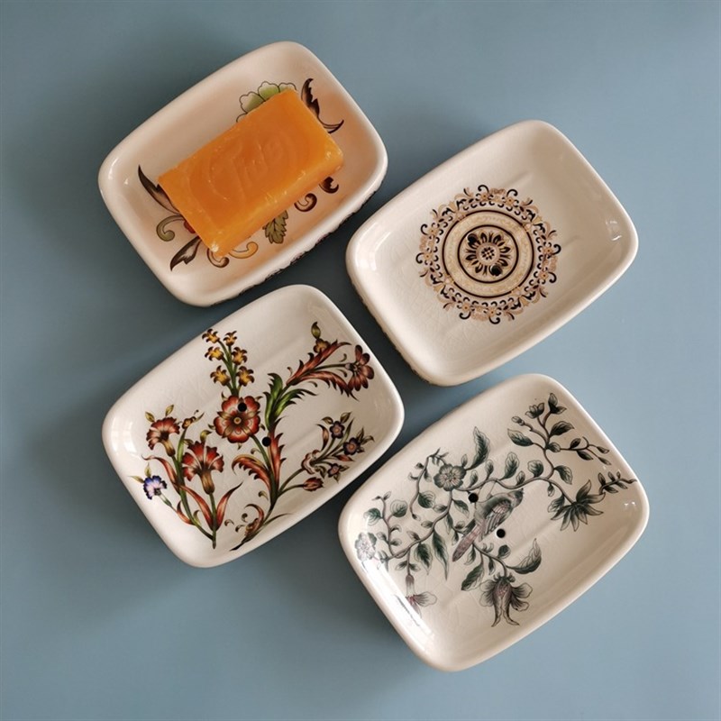 Wholesale or retail ceramic soap dish for Sink陶瓷沥水肥皂盒