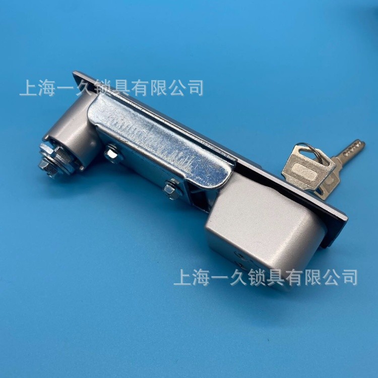 全锌合金MS818 黑色方形锁 电柜箱锁 设备平面锁 电柜门锁