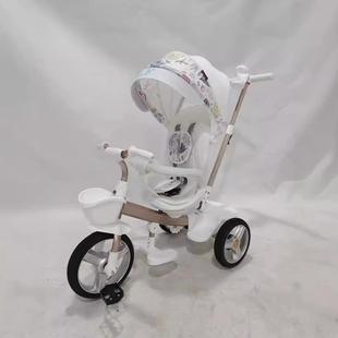 好莱福儿童三轮车脚踏车1-3-6岁宝宝幼童三轮车双向童车