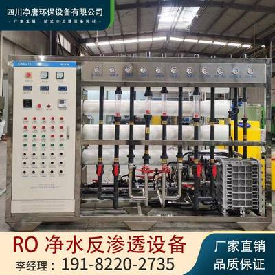 大型水处理纯净水反渗透RO设备水净化系统直饮工业去离子水机器商