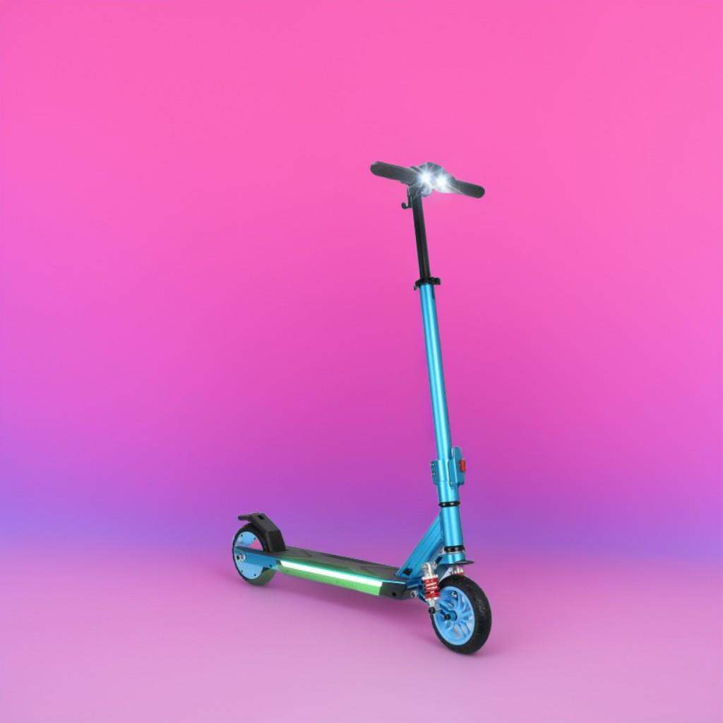 可伸缩带减震LED屏150W青少年两轮电动儿童滑板车电子代步车滑轮