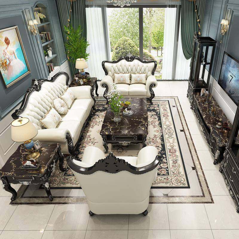 暖树新古典黑檀实木沙发欧式沙发法式奢华简欧别墅客厅家具