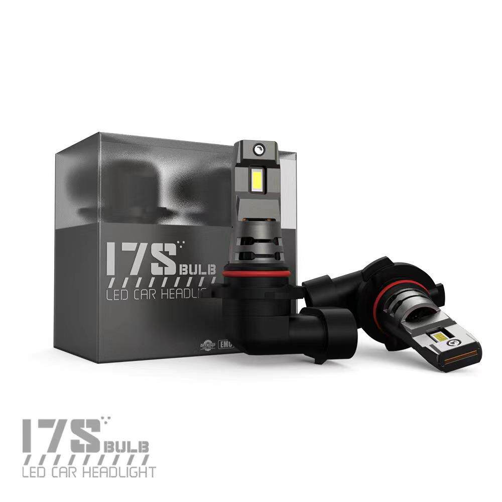 I7SLED车灯直插式H4H7H11改装高亮解码大灯雾灯头灯泡led汽车大灯