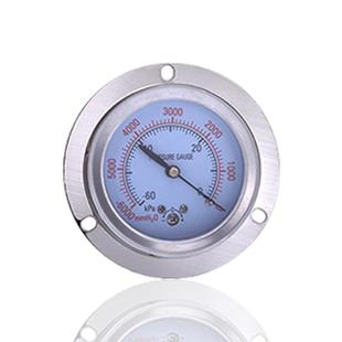 不锈钢膜盒负压表微压真空表造纸设备YEB-60ZT-60KPA厂
