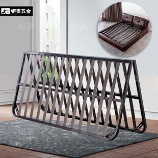 可折叠加固组装排骨架软床床架功能隐形床家具正侧翻壁床五金配件
