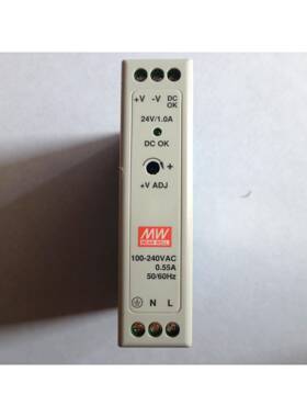 明纬开关电源MDR-20-2424V/1A导轨式安装