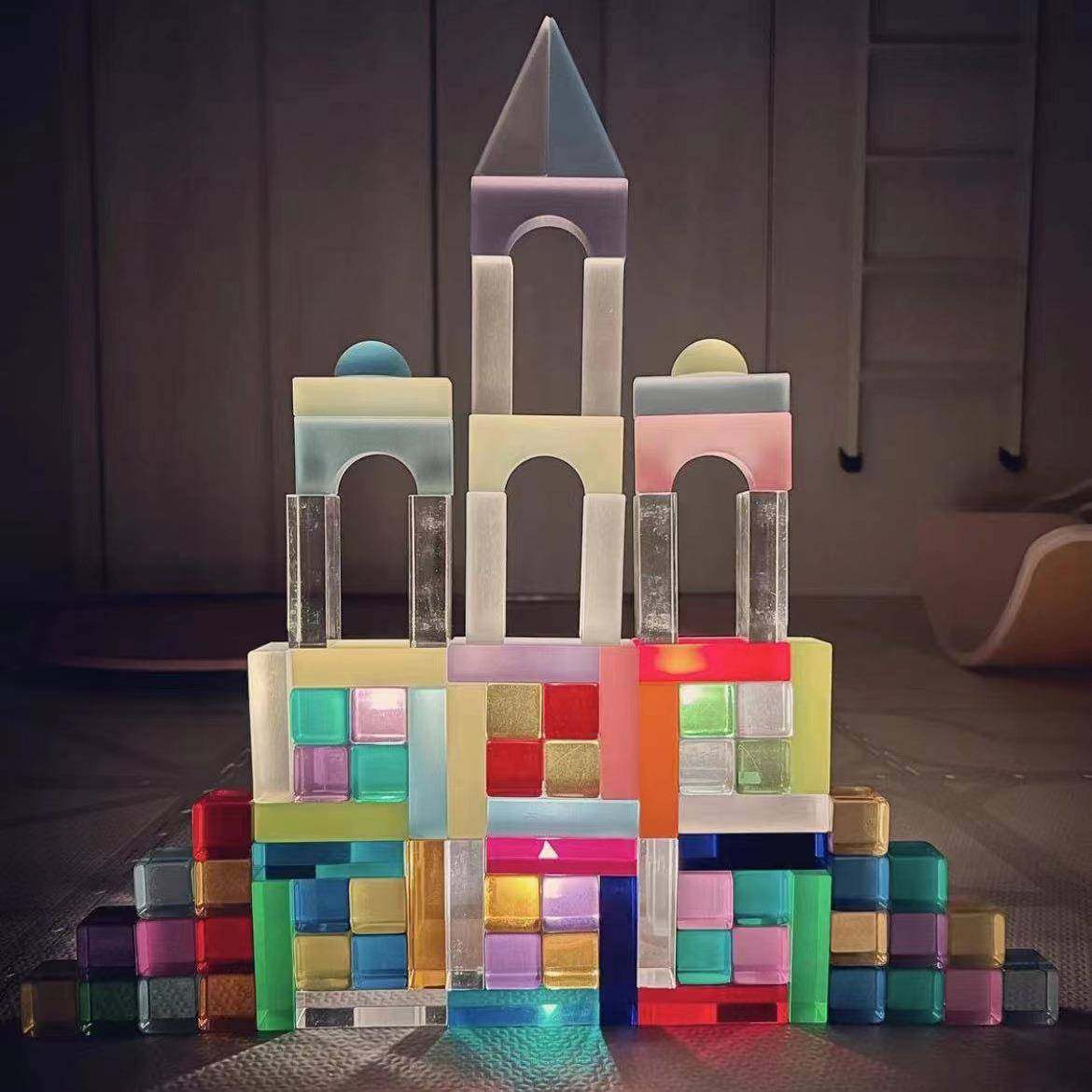 新款亚克力创意积木儿童益智动手动脑能力培养宝宝拼搭幼儿园玩具,纺织面料/辅料/配套,纺织机械配件,淘宝优惠券,粉丝福利购,淘宝优惠卷