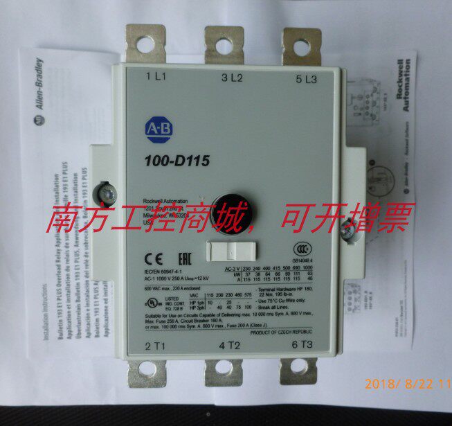 AB接触器100-D115A00100-D115A11100-E116KD11AC220V