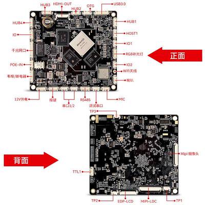 RK3399安卓主板万智联D39人脸识别主板人脸门禁闸机主板内嵌终端