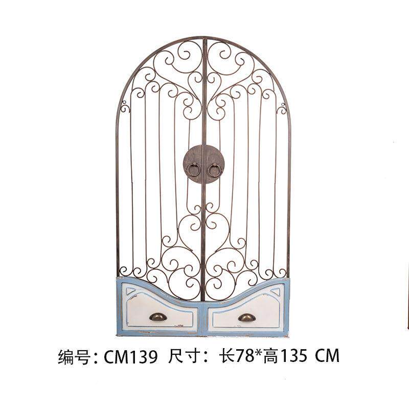 墙面假窗户布景道具黑板挂壁置物架窗框店面留言板庭园装饰品树脂