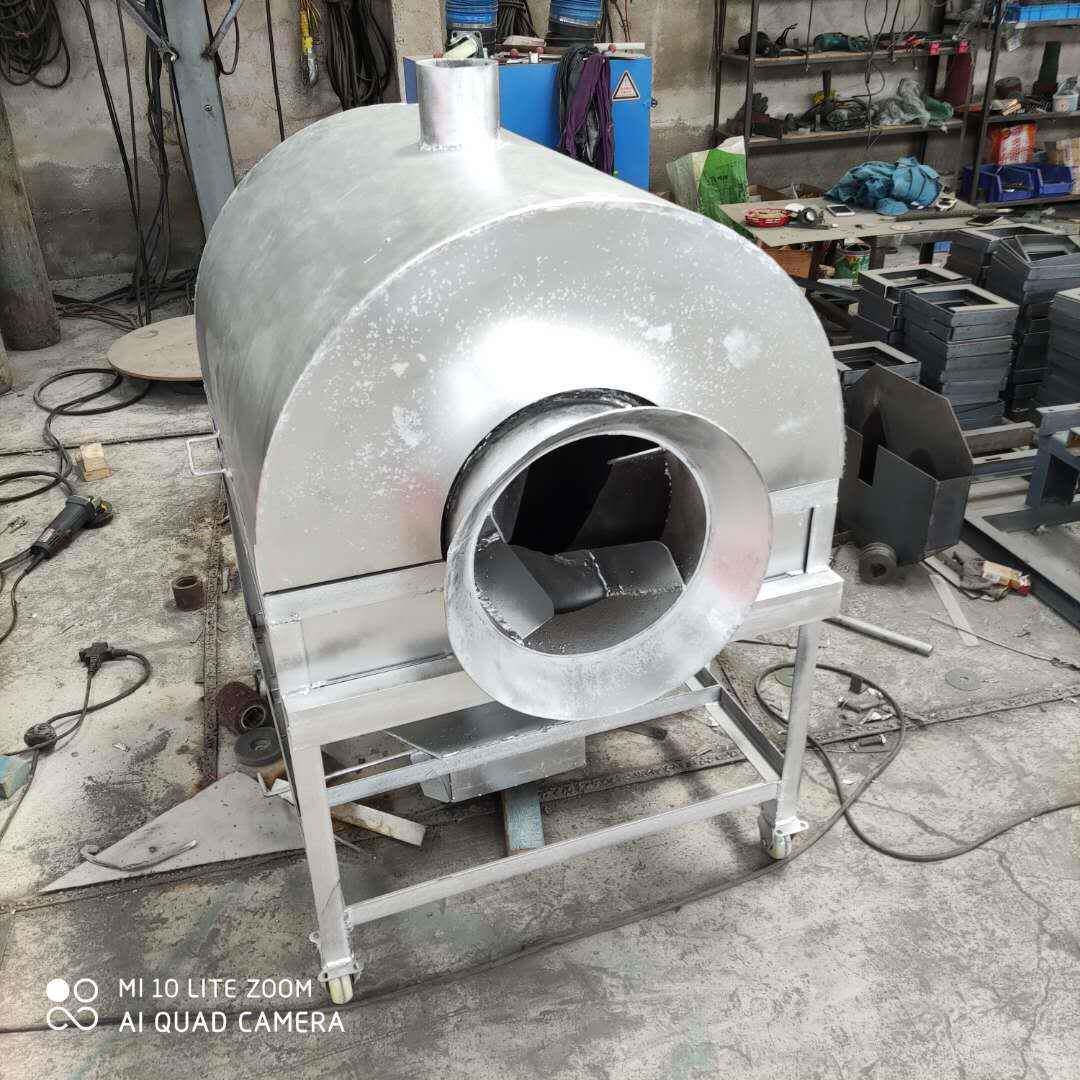 小型连翘电热不锈钢炒料机黄芪草果自动翻炒机炒香料机器