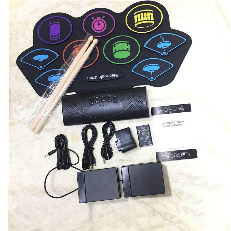 便携式简易版游戏鼓架子鼓家用迷你形电子鼓架子豉小学生成人锣鼓