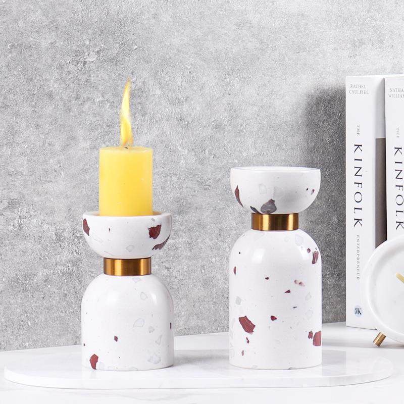 欧式轻奢大理石蜡烛台样板间家居客厅电视柜茶几桌面软装饰品摆件,玩具/童车/益智/积木/模型,毛绒/玩偶/公仔/布艺类玩具,淘宝优惠券,粉丝福利购,淘宝优惠卷