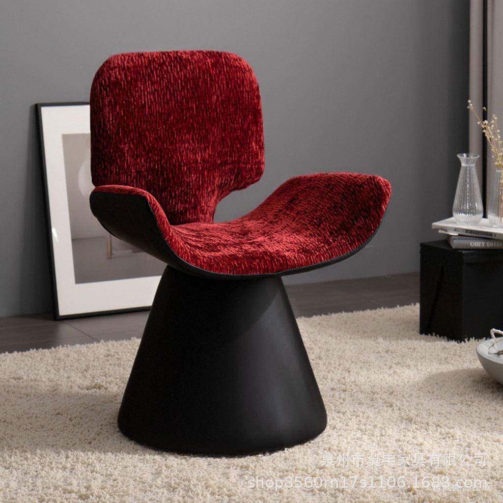 奶油风梳妆凳卧室化妆椅轻奢高级感餐桌椅家用美甲椅子靠背椅简约