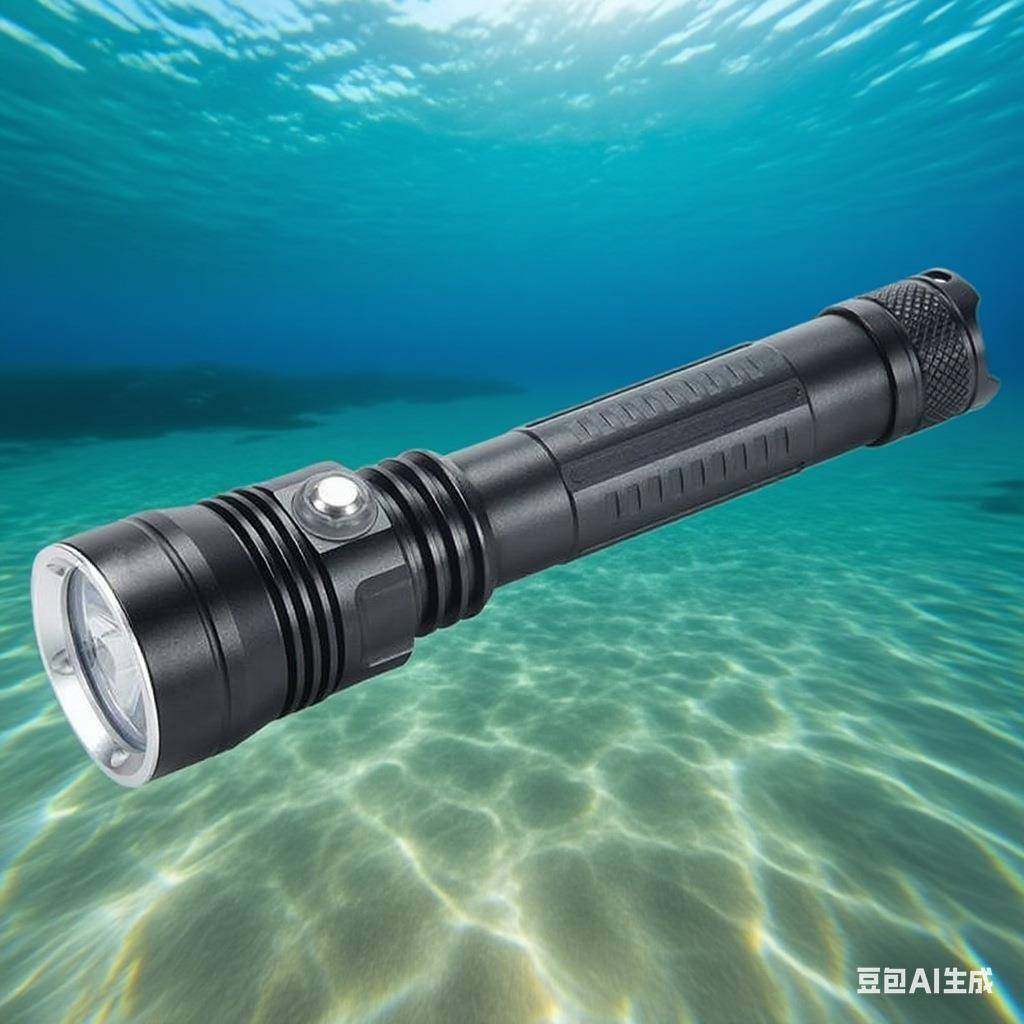 HD701潜水手电筒P70照明5000流明防水开关白光黄光手电户外探险