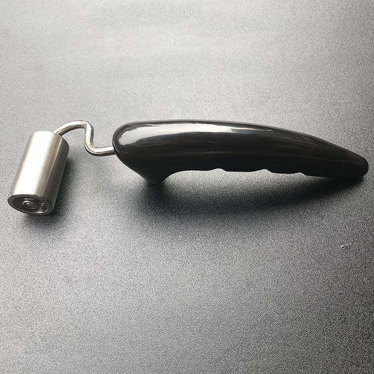 专业优质新款贴墙纸壁纸汽车施工工具不锈钢平压轮天然纯牛角手柄