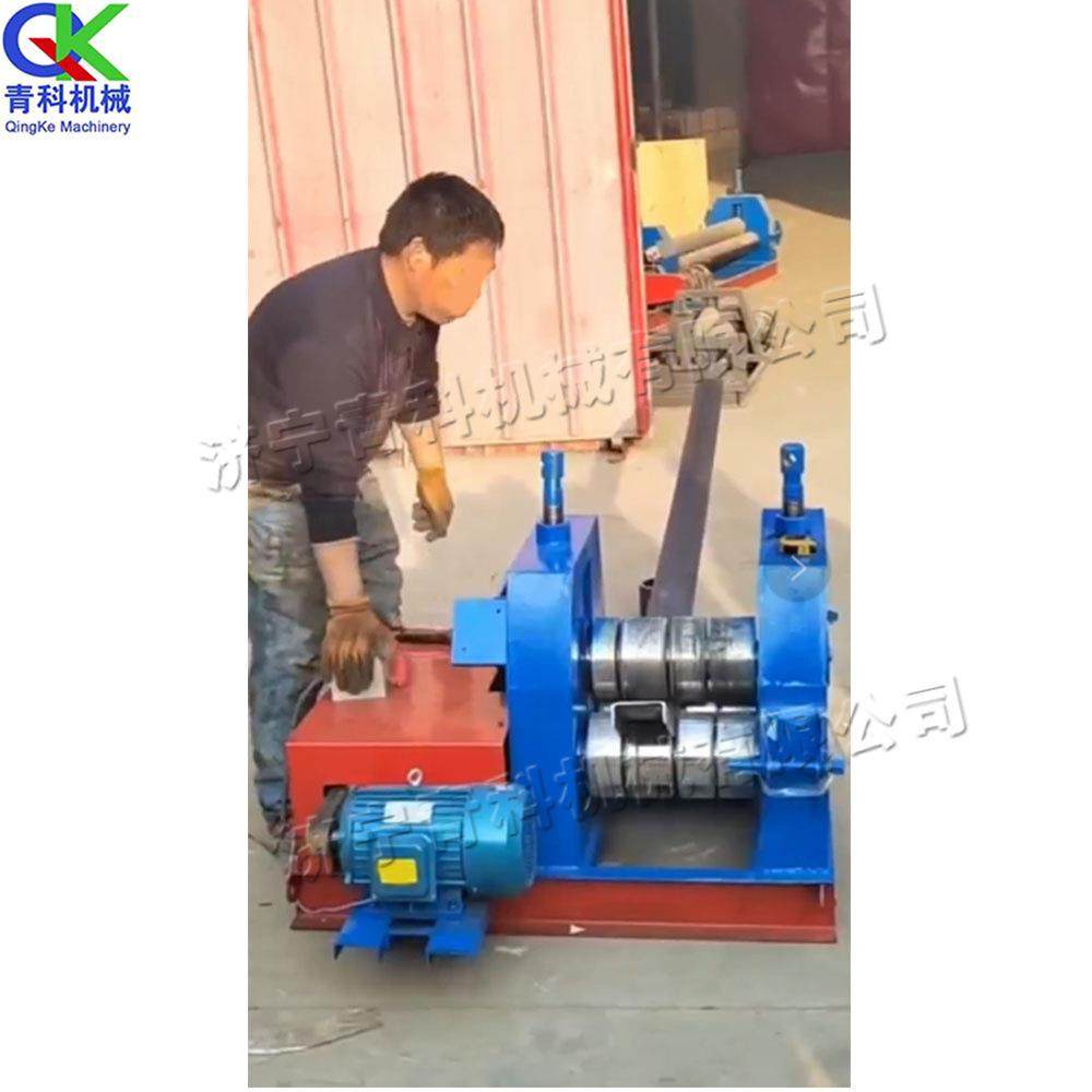 小型槽钢卷圆机 电动液压三辊打圈机 全自动不锈钢板铝板卷板机