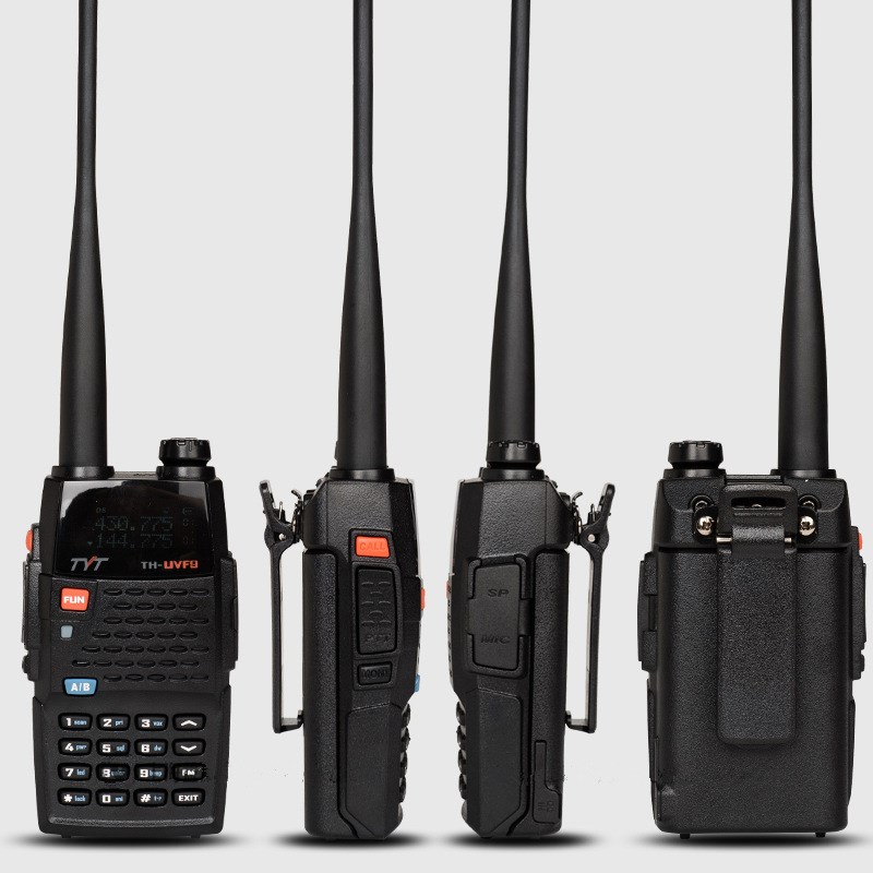 特易通无线对讲机TH-UVF9D双段双频双显双守4W功率适合自驾游工地